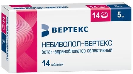 Небиволол 5мг таб. №14 (Вертекс ао_3)