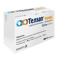 Телзап плюс 80мг+12,5мг таб. №90 (САНОФИ)
