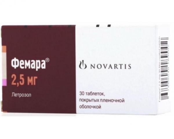 Фемара 2.5мг таб.п/об. №30 (Novartis pharma stein ag/ novartis pharma s.р.a.)