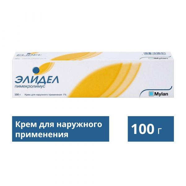 Элидел 1% 100г крем д/пр.наружн. №1 туба (Meda manufacturing gmbh)