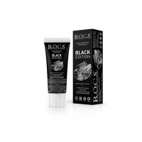 R.o.c.s. (рокс) зубная паста black edition 74г черная отбеливающ (ЕВРОКОСМЕД ООО)