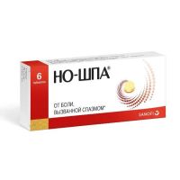 Но-шпа 40мг таб. №6 (ОПЕЛЛА ХЕЛСКЕА)
