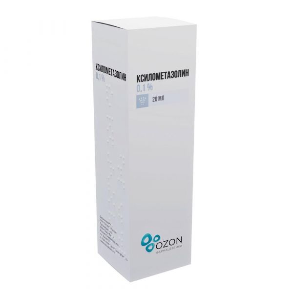 Ксилометазолин 0,1% 20мл спрей наз. №1 фл. (Озон фарм ооо)