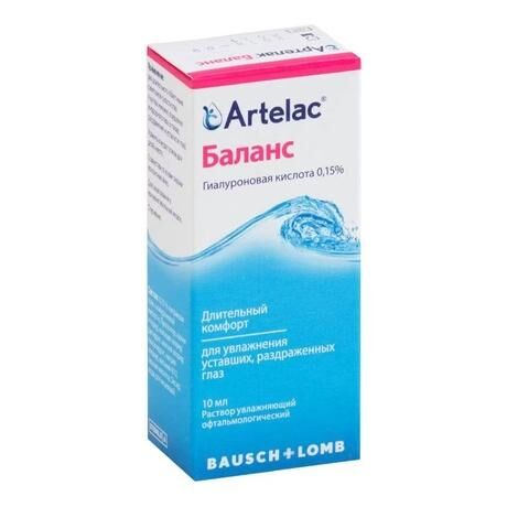 Артелак баланс раствор офтальм. 10мл №1 фл.-кап. (Pharmaplast vertriebsgesellschaft mb)