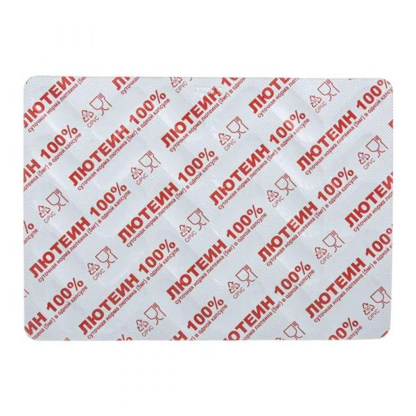 Лютеин 100% 476мг капс. №60 (Реалкапс зао)