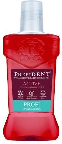 PresiDent (Президент) ополаскиватель для полости рта 250мл актив (Betafarma s.p.a.)