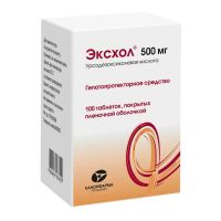 Эксхол 500мг таб.п/об.пл. №100 (КАНОНФАРМА)