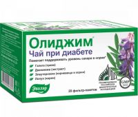 Олиджим чай при диабете 2г №20 ф/п. (ЭВАЛАР)