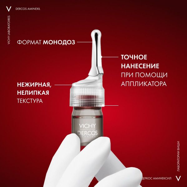 Vichy (виши) деркос аминексиль интенсив для мужчин №21 амп.  2748 (Vichy laboratoires)