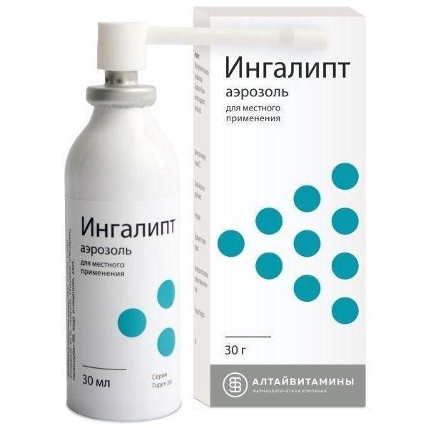 Ингалипт 30мл аэр.д/пр.местн. №1 фл.-доз. (Алтайвитамины зао)