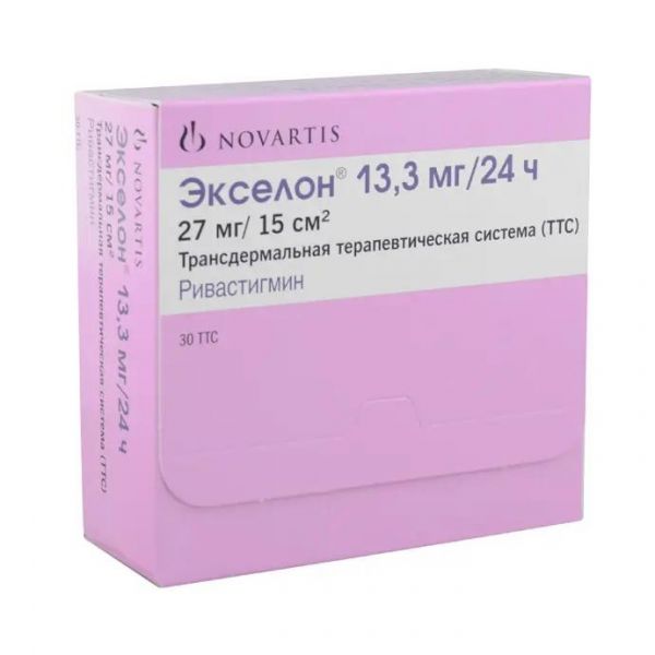 Экселон 13,3мг/сут т/дерм.тс №30 пак. (Lohmann therapie-systems ag/ novartis pharma stein ag)