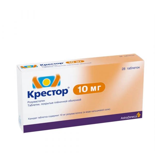 Крестор 10мг таб.п/об.пл. №28 (Ipr pharmaceuticals inc./астразенека индастриз ооо)