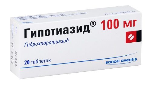 Гипотиазид 100мг таб. №20 (Chinoin pharmaceutical and chemical works co.)