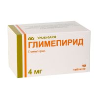 Глимепирид 4мг таб. №90 (ПРАНАФАРМ)