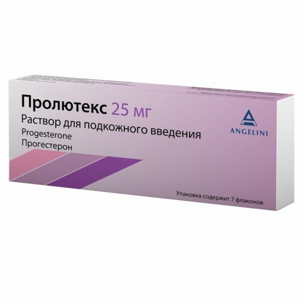Пролютекс 25мг 1,112мл р-р д/ин.п/к. №7 фл. (Ibsa institut biochimique s.a.)