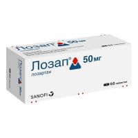 Лозап 50мг таб.п/об.пл. №60 (САНОФИ)
