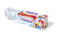 R.O.C.S. (Рокс) зубная паста кидс 45г фруктовый рожок 4-7 лет +з/щ кидс (ЕВРОКОСМЕД ООО)
