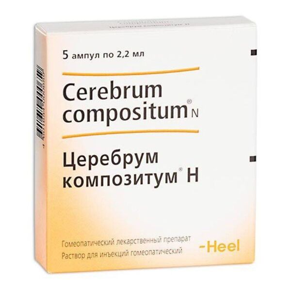 Церебрум композитум н 2.2мл р-р д/ин.гомеоп. №5 амп. (Biologische heilmittel heel gmbh)