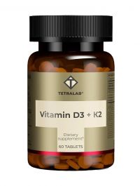 Тетралаб витамин д3+k2 таб. №60 (КВАДРАТ-С)