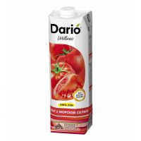 Dario Wellness (Дарио велнес) сок томатный 1л с морск.солью с 3 лет (САНФРУТ ООО)
