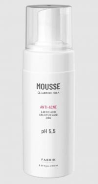 Fabrik cosmetology (фабрик косметолоджи) пенка для умывания 180мл mousse anti-acne (ФАБРИК ПРОДАКШН ООО)