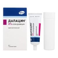 Далацин 2% 40г крем ваг. №1 туба  + аппликатор 7 шт. (ПФАЙЗЕР)