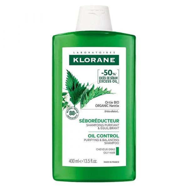 Klorane (клоран) шампунь с органическим экстрактом крапивы 400мл (Pierre fabre dermo-cosmetique)