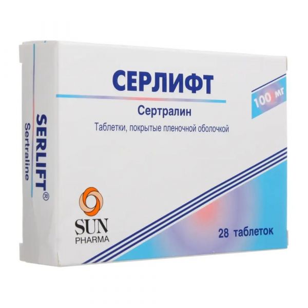 Серлифт 100мг таб.п/об.пл. №28 (Sun pharmaceutical industries ltd_2)