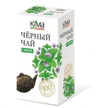 Kima (Кима) чай черный байховый листовой высшего сорта 50г с мятой (СОЛНЦЕ АЛТАЯ)