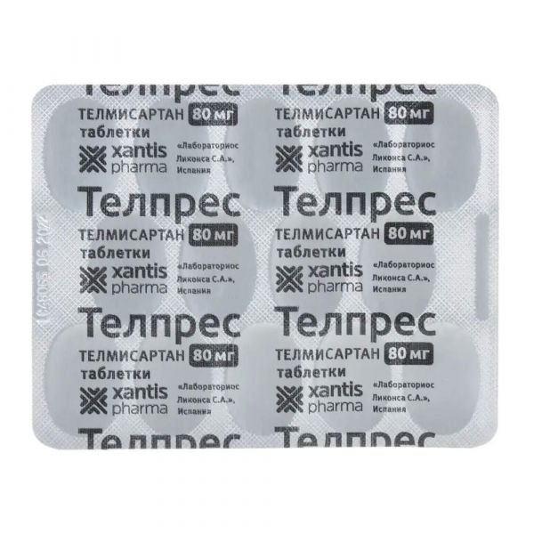 Телпрес 80мг таб. №28 (Laboratorios liconsa s.a.)