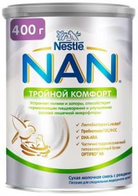 NAN (Нан) молочная смесь тройной комфорт 400г (NESTLE DEUTSCHLAND AG)