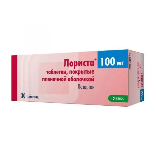 Лориста 100мг таб.п/об.пл. №30 (Крка-рус ооо_4)