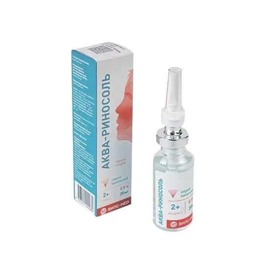 Аква-риносоль 0.9% 20мл спрей наз. №1 фл. (Випс-мед ооо)