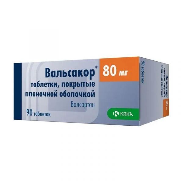 Вальсакор 80мг таб.п/об.пл. №90 (Крка-рус ооо_2)