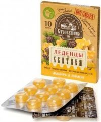Столбушино карамель леденцовая 32г имбирь лимон сбитень без сахара (СТОЛБУШИНО ООО)