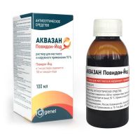 Аквазан повидон-йод 10% 100мл р-р д/пр.местн. наружн. (САМАРАМЕДПРОМ)