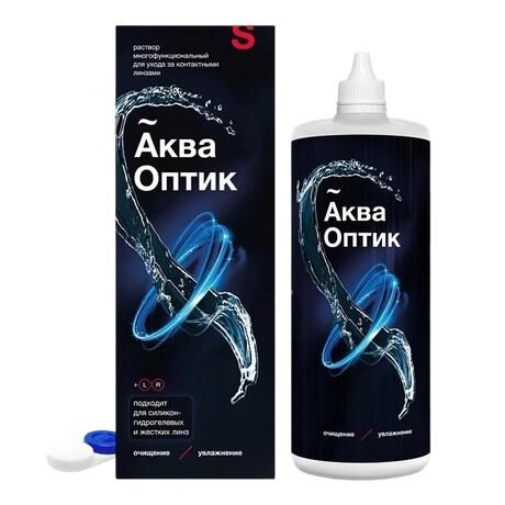 Раствор для линз акваоптик 450мл №1 фл. (Гротекс ооо)