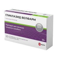 Гликлазид 60мг таб.п/об.модиф.высв. №30 (ЭЛЗАФАРМ)