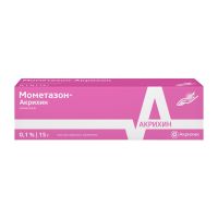 Мометазон 0,1% 15г крем д/пр.наружн. туба (АКРИХИН)