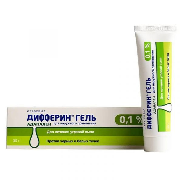 Дифферин 0.1% 30г гель д/пр.наружн. №1 туба (Galderma laboratoires s.a.)