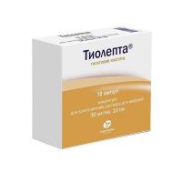 Тиолепта 30мг/мл 10мл конц-т д/р-ра д/инф. №10 амп. (КАНОНФАРМА)