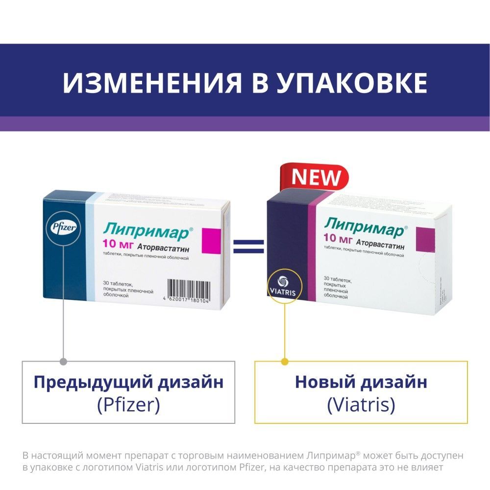 Липримар 10мг таб.п/об.пл. №30 (Pfizer pharmaceuticals llc/ pfizer mnf  deutschland gmbh_2) - цены в Томилино, купить Липримар 10мг таб.п/об.пл.  №30 в аптеке Фармленд, инструкция по применению, отзывы