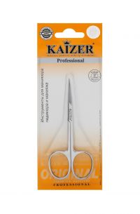 Kaizer (Кайзер) ножницы маникюрные прямые серебро 404054 (КАЙЗЕР ГРУПП)