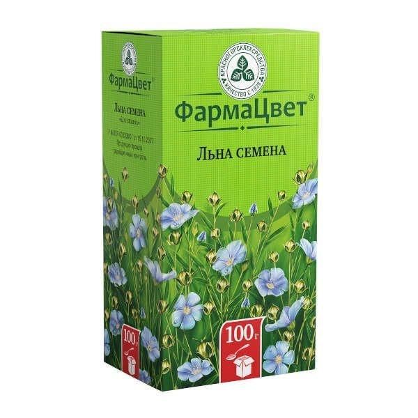 Льна семена 100г №1 пач. (Красногорсклексредства оао)