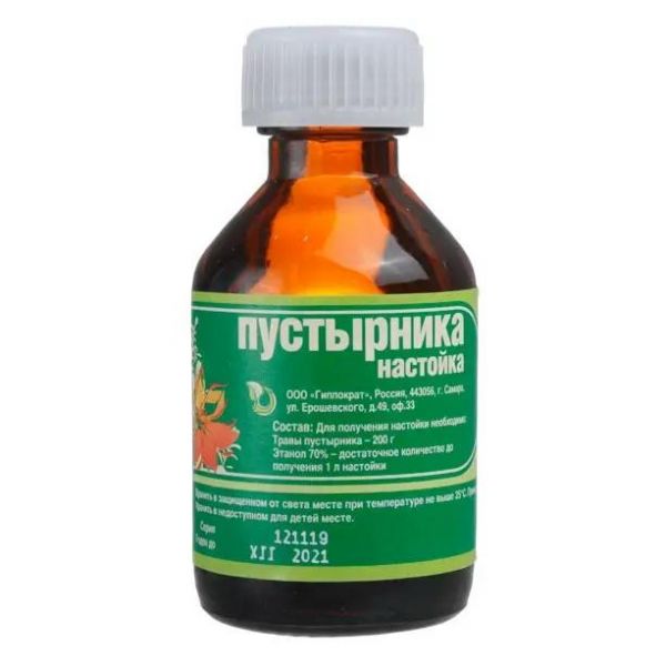 Пустырника 25мл настойка №1 фл. (Гиппократ ооо)