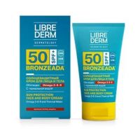Libriderm (Либридерм) бронзиада 150мл крем солнцезащ. омега 3-6-9 терм.вода spf50 (ЗЕЛДИС)