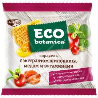 ECO Botanica (Эко ботаника) карамель 150г шиповник мед витамины (РОТ ФРОНТ ОАО)