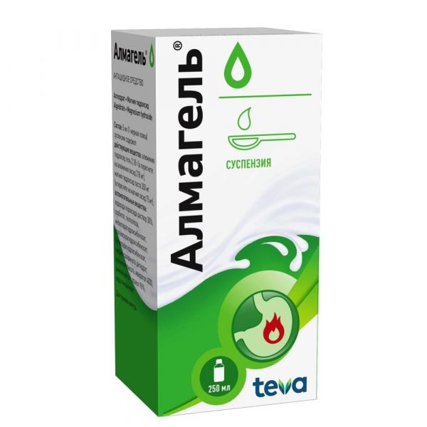 Алмагель 250мл сусп.д/пр.внутр. №1 фл. (Balkanpharma-troyan ad)