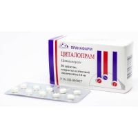 Циталопрам 10мг таб.п/об. №30 (ПРАНАФАРМ)