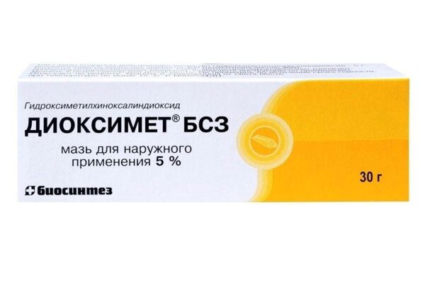 Диоксимет 5% 30г мазь д/пр.наружн. (Биосинтез пао)